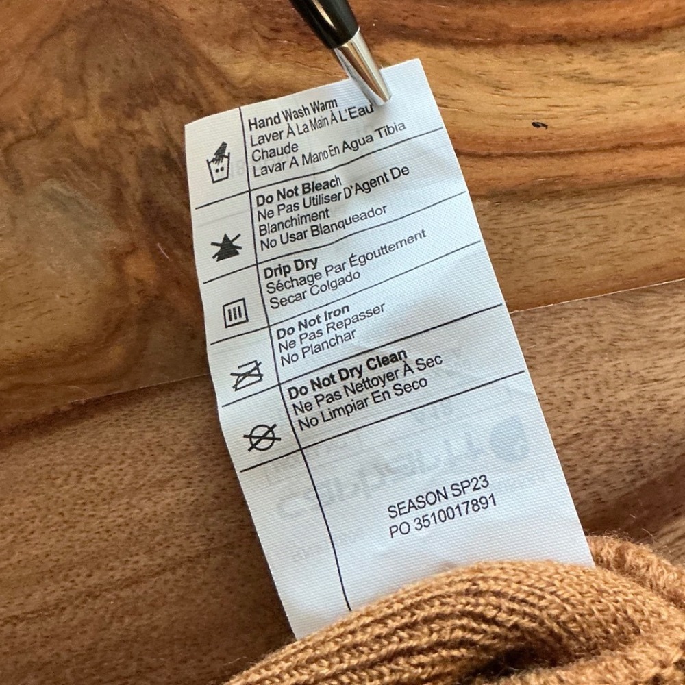 Carhartt A18 Brown Watch Hat Beanie One Size Acrylic Cuffed Knit Workwear Logo - Picture 5 of 8
